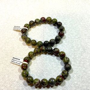Beautiful Dragonblood Jasper bracelets